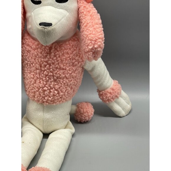 Pillow fort dog toy plush poodle bows throw pillow 2017 polyester pink READ - Picture 2 of 10